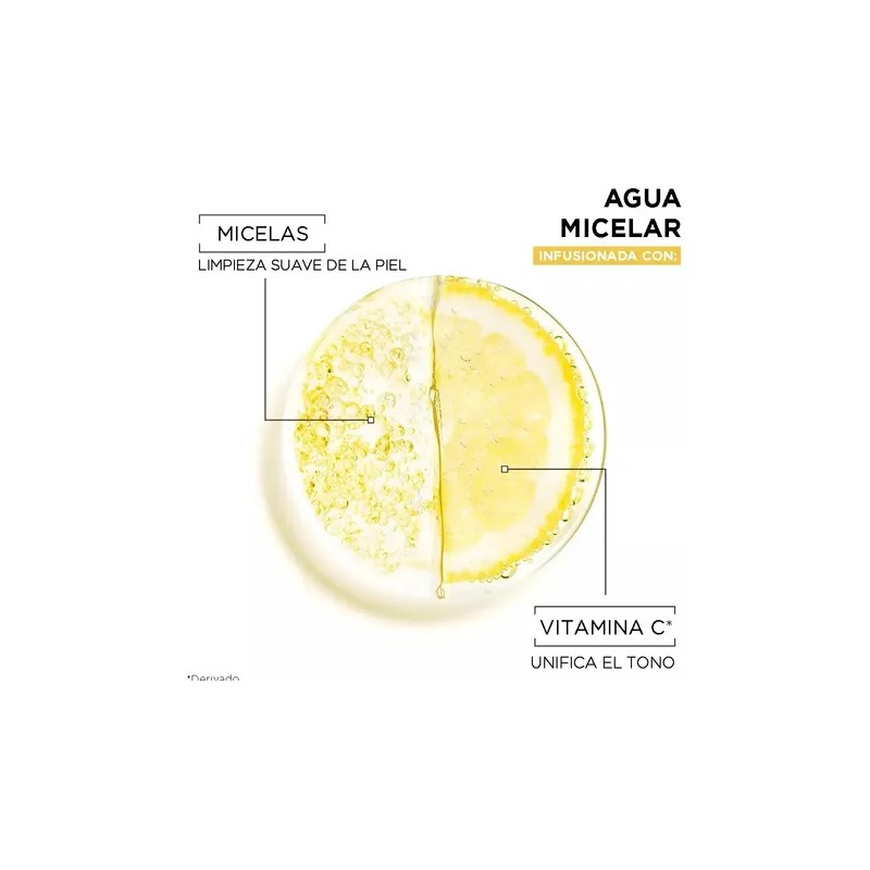 Agua Micelar Garnier Skin Active Con Vitamina C 400ml