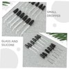 iplusmile Precision Calibrated 1ml Glass Droppers Bent Tip Lab Pipettes