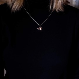 Sterling Silver Weimaraner Pendant - Dog Gifts for Women - Handcrafted in the USA