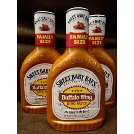 Sweet Baby Ray's Qty 3 Pack - Sweet Baby Ray's Buffalo Wing Sauce 22 FL Oz Family Sz Exp April 23