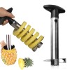 PreAsion Pineapple Corer Slicer Peeler Cutter Stainless Steel Sliver Kitchen