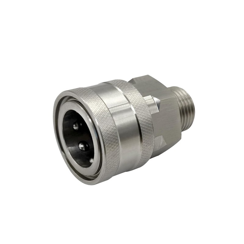 Beduan Pressure Washer Fitting Stainless Steel 1/2 NPT (Threaded Dia.
