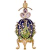 danila-souvenirs Faberge Style Lilies of The Valley Egg with Photo
