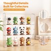 TimberAura Acrylic Display Case, 3 Tier Clear Dustproof Cabinet Box