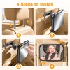 OMOTON Baby Car Mirror, Safety Car Mirror with Retractable Arm