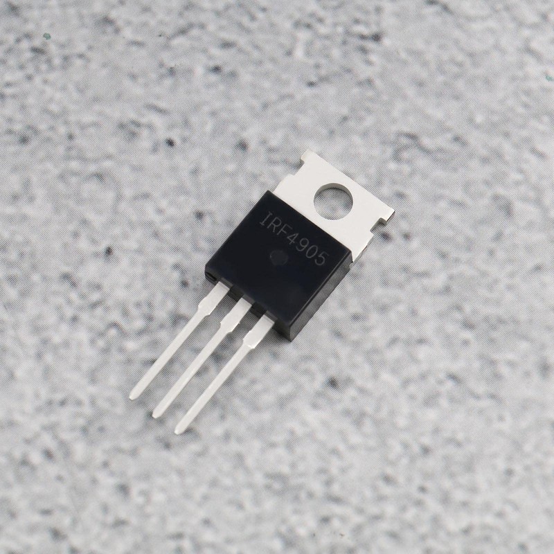 10pcs IRF4905 Transistor MOSFET TO-220 Transistor with Field Effect, Channel,