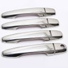 Recambo Stainless Steel Door Handle Trim Caps Set V2A Compatible