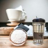 JUST-BUY Sugar Pourer Dispenser Shaker with Stainless Steel Lid and