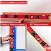 TIASOU Folding Level Tool, Multi-Function Portable Level Measuring Tool, Extendable