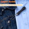 STSTR Easy Button Hook, Steel Button Helper Tool for Elderly,