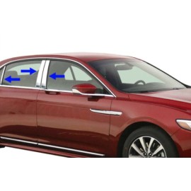 Best for Less For 2017-2020 Lincoln Continental Chrome Stainless Steel Pillar Post 6PC Set