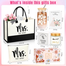 Bride Gifts for Bridal Shower 2025, Wedding Gifts for Bride to Be, Future Mrs, Engagement, Bachelorette Party Gift Set of 5