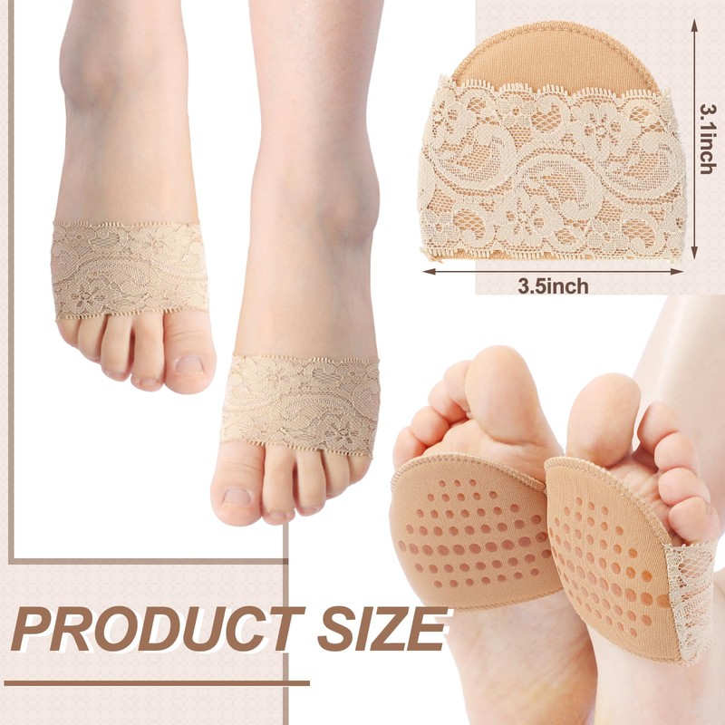 Cutecrop 12 Pairs Women's Open Toe Topper Socks for Mules