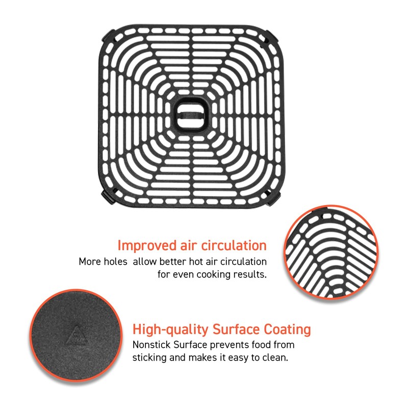 COSORI Turboblaze 6Qt Air Fryer Original Crisper Tray, Replacement Accessories