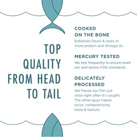 Tonnino Yellowfin Tuna Fish Premium - Olive Oil – Pack of 6 – Alternative to Salmon – Protein Snacks – Ready to Eat Meals in Glass Jar