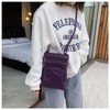 ShopINess Genuine Leather Shoulder Bag for Women, Purple