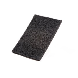 VSM 401769 Abrasive Hand Pad, 6" x 9", Medium Grade, Black (Pack of 10)