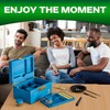 HOVANZO Upgraded 2025 Premium Large Bamboo Box - Locking Storage