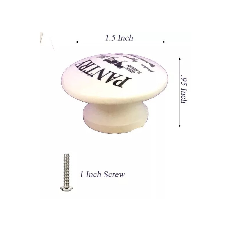 Twisted R Design Cabinet and Drawer Knobs, Set of 6