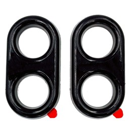 Jam Handle The Original, Automotive Door Closer Grip for Cars and Trucks, Easy to Install, Made in USA, (2-Hole, Black)