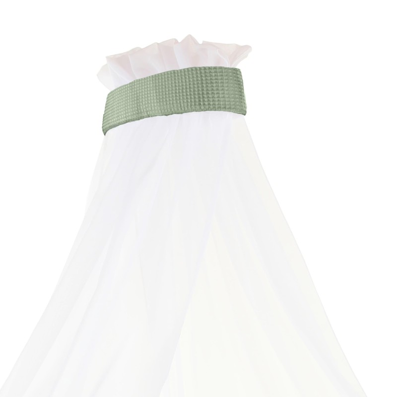 babybay Canopy Waffle Pique with Ribbon Suitable for All Models