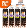 MULTI PACK DEALS! Model Model Synthetic Hair Crochet Braids Glance