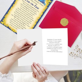 Mcduldul Birthday Card for Son-in-Law | Son in Law Birthday Gifts | Adult Male Birthday Card for Men Him| 5.3 x 8.0 Inch Greeting Cards with Envelope