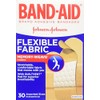 BAND-AID® Brand Flexible Fabric Bandages Assorted Sizes, 30 Count