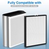2 Pack EverestAir/EverestAir-P Replacement Filter, Compatible with LEVOIT EverestAir Air