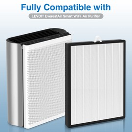 2 Pack EverestAir/EverestAir-P Replacement Filter, Compatible with LEVOIT EverestAir Air Purifier, High-Efficiency Activated Carbon Filters Filter Set