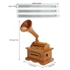Gramophone Music Box Vintage Hand Crank Musical Box DIY Birthday