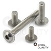 OPIOL QUALITY® Rounded Head Screws with Flange and Hexagon Socket