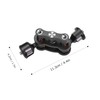 Camera Arm Extension Bracket Mount Adapter Aluminum Alloy 1/4 Inch
