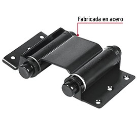 Hermex BID-306, Bisagra doble acción, negra