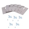 5Pcs Hinge Repair Plate Stainless Steel Firm Durable More Space