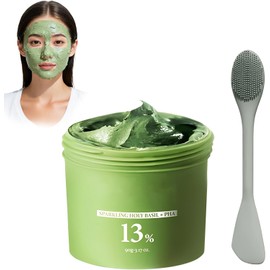 Mascarilla De Arcilla Para Cara, Bubble Deep Cleansing Mask, Mascarilla De Barro Hidratante Con Cuchara, Deep Cleansing, Purifies Pores Y Blackheads (1PC)