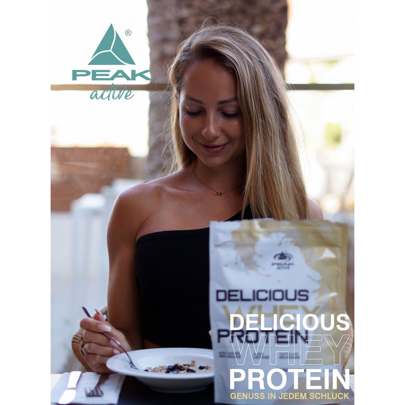 PEAK Delicious Whey Protein - 900 g Flavour Raspberry Yoghurt