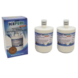 2 x IcePure RWF0100A LG LT500P Fridge Water Filter for LG LT500P 5231JA2002A