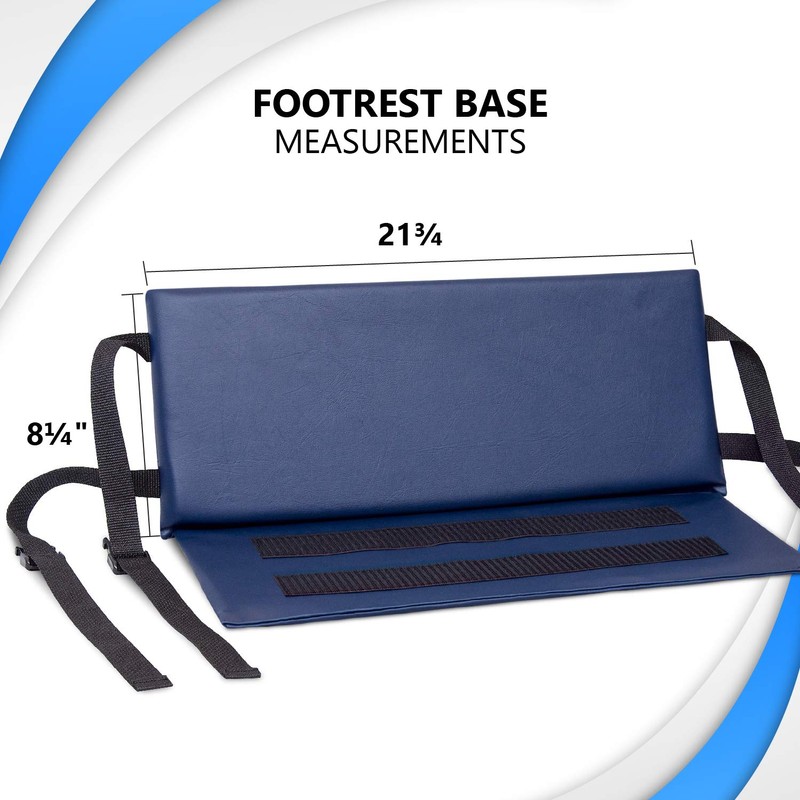 NYOrtho Wheelchair Foot-Rest Extender Elevating Pad - Leg Cushion Protector