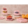 Premier Housewares Home, Pink, Clear, One Size