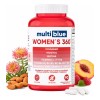 Multiblue Womens 360 Colágeno Biotina Vitaminas Mujer 90cap Sin Sabor
