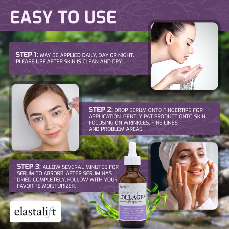 Elastalift Collagen Firming Cream & Serum Bundle - Anti-Aging, Plumping,