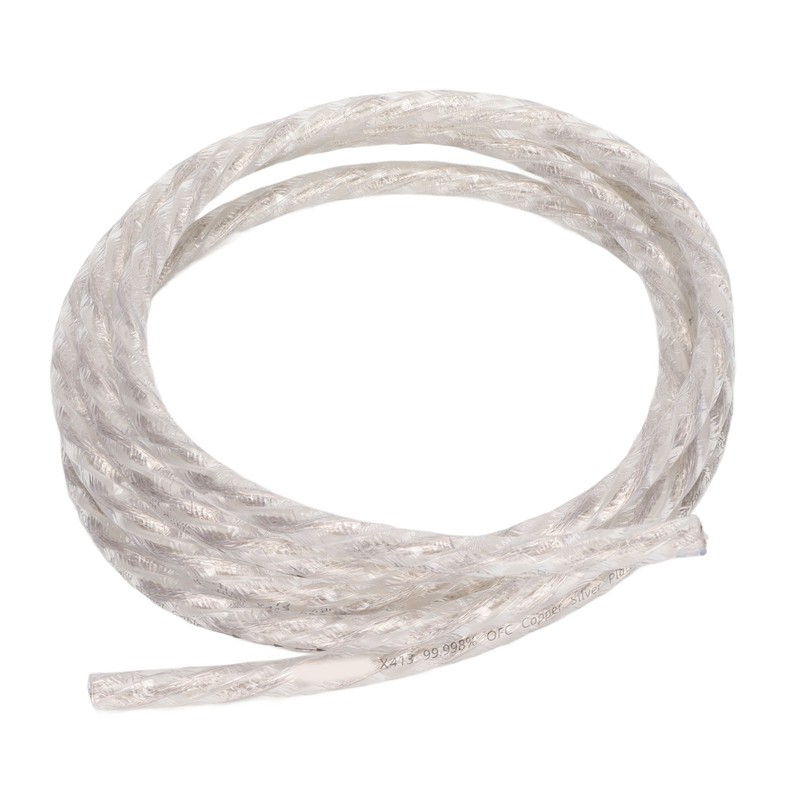 Speaker Signal Cable OFC Silver Plated High Fidelity Low Loss