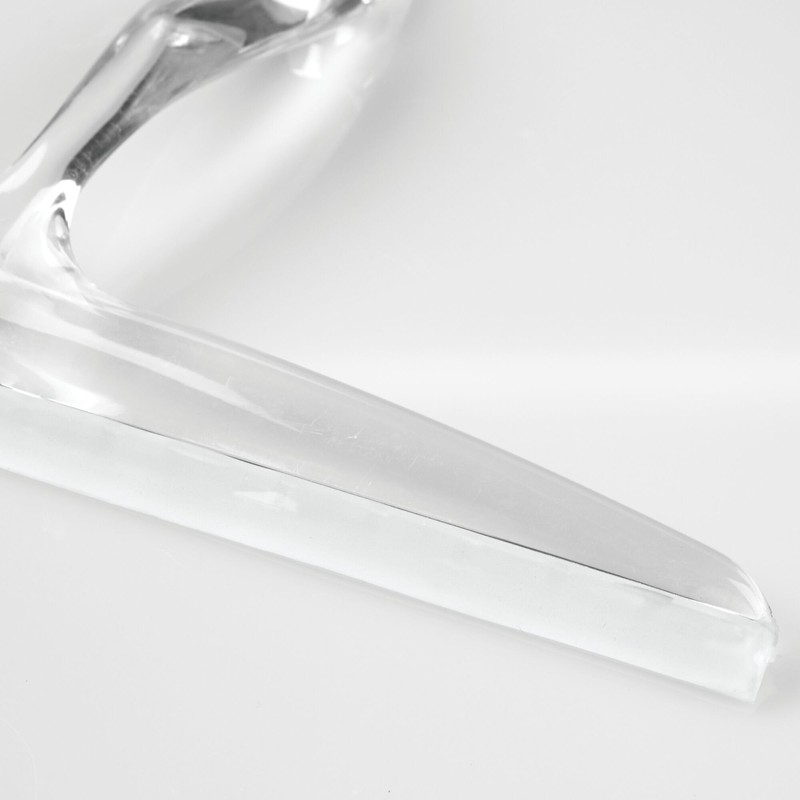 iDesign Bathroom Plastic Shower Wall Hook-Set of 2-Clear Squeegee