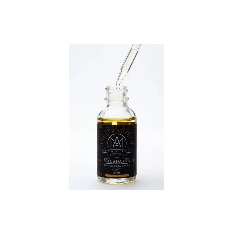 Aceite Hidratante Barba y Bigote 30ml Macho Alfa Cítrico