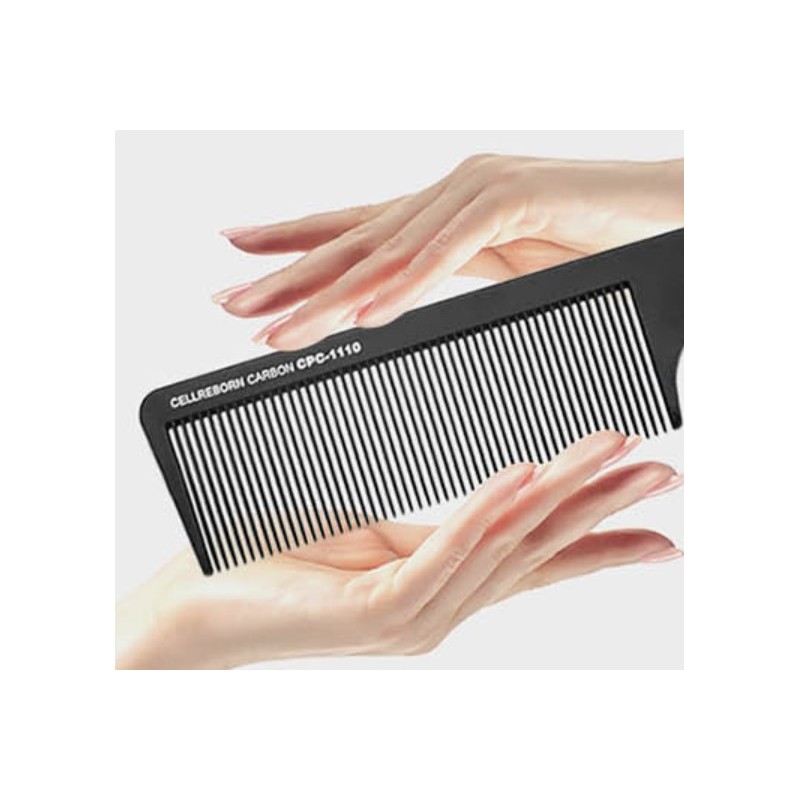 Selibon Reinforced Ceramic Carbon Comb CPC-1110, Black, 1 Piece