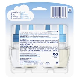 Febreze Odor-Eliminating Fade Defy Plug Air Freshener Refill, Bora Bora, (2) .87 fl. oz. Oil Refills