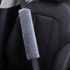 OGLAND 2 Pack 13.4inch Big Plush Soft Wool Sheepskin Seat