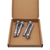 SKIR'CO (4 pcs) Zinc Plated Wedge Anchors M10 x 80