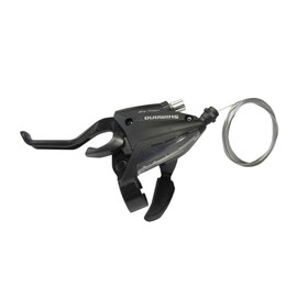 SHIMANO ESTEF5002LSBL S+B Lever ST-EF 500 2-Finger 3-Way Left, V-Brake, 1800 mm, Black